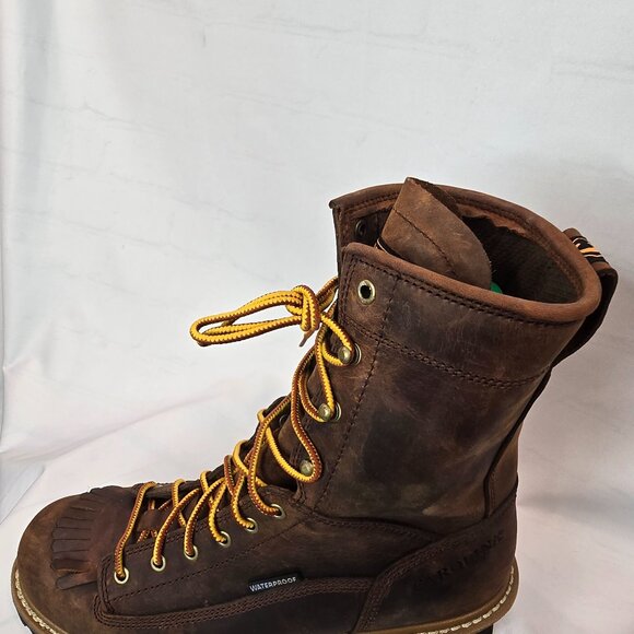 New Carolina Men's Spruce Logger 8" Waterproof Steel Toe Boots CA9824 Size 11D - Picture 2 of 9